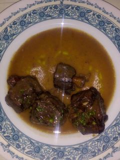 Una foto de Rabo de ternera tudanca al vino tinto