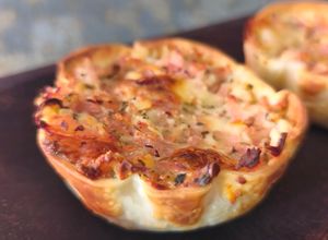 Una foto de Mini Tartas de Fiambre