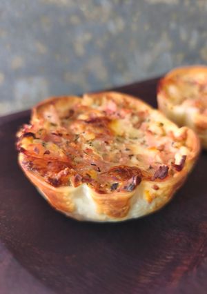 Una foto de Mini Tartas de Fiambre