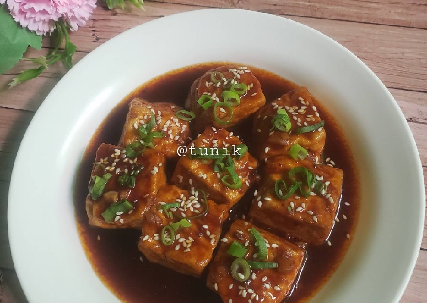 Tahu Saus Teriyaki