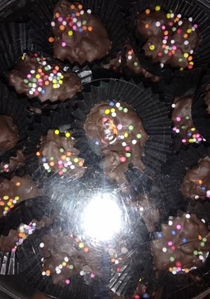 Foto resep Kue kacang cokelat mudah