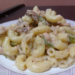A picture of White sauce Macroni.