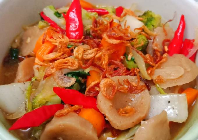 Resep Capcay Sayur Bakso Ceria yang Bisa Manjain Lidah