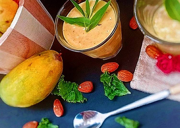 Simple Way to Prepare Quick Healthy Mango smoothie