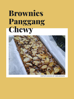 Foto resep Brownies Panggang Chewy