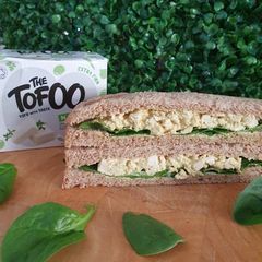 A picture of Tofu no egg mayo/salad vegan.