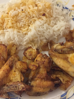 Una foto de Alitas de pollo adobadas al horno