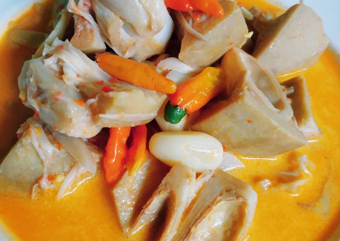 Resep Blendi Tewel (Lodeh nangka muda) pedesnya endess