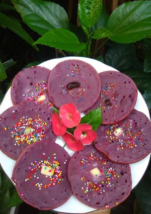 Foto resep Kue lumpur ubi ungu tanpa telur