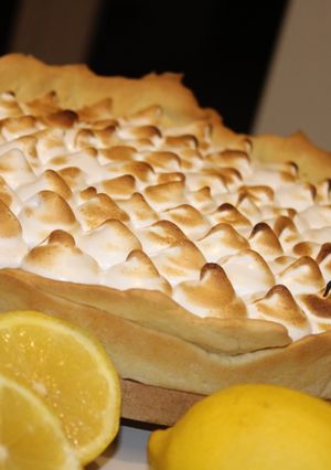 Une photo de Tarte citron meringuée