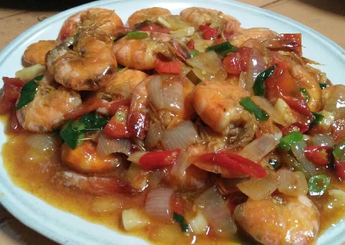 Resep Udang Asam Pedas Simple Oleh Diyan Ayunita Cookpad