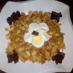 A picture of Potatoes omelette#2020food.