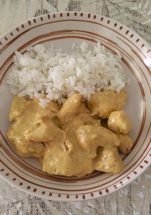 Foto principal de Pollo a la miel mostaza con arroz