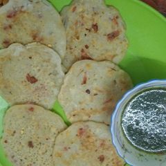 A picture of Spicy Rice  Pancake.