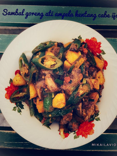 Foto resep Sambal goreng ati ampela kentang cabe ijo