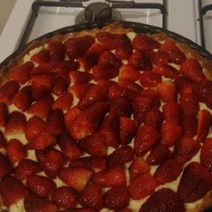 A picture of Strawberry French Pie.
