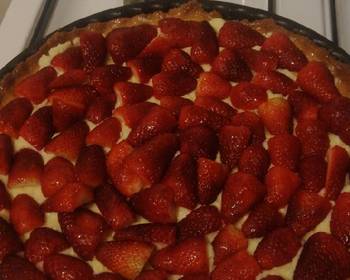 Unique Cuisine Strawberry French Pie Savory Delicious