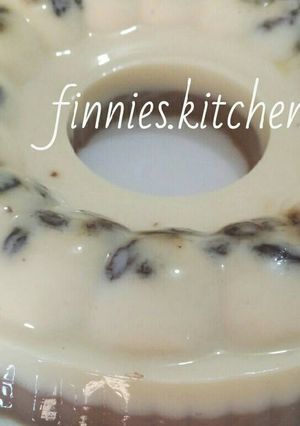 Foto resep Puding susu kismis