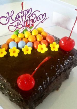 Foto resep Bolu kukus coklat buat birthday cake ala-ala 😂
