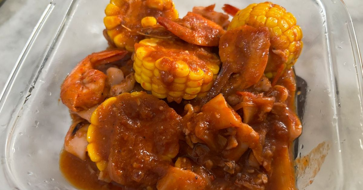 Cumi Udang Saus Padang