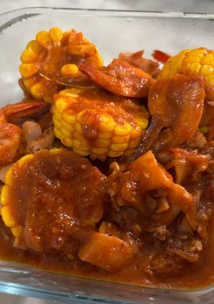 Foto resep Cumi Udang Saus Padang