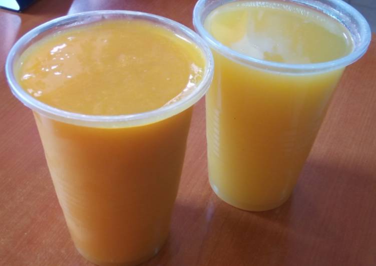 Easiest Way to Make Perfect Mango/Passion juice