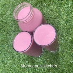 A picture of Coconut and beetroot drink.