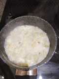 Carbonara/Bechamel de coliflor
