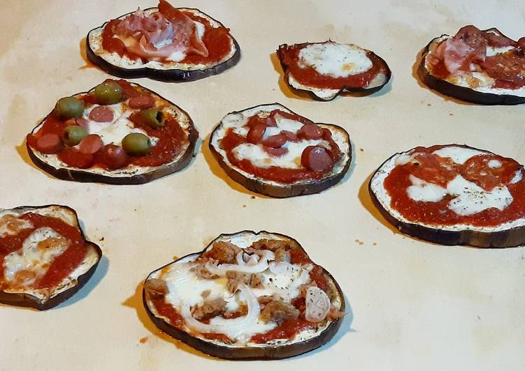 Pizzette di melanzane