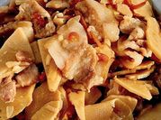 Gambar rebung daging babi