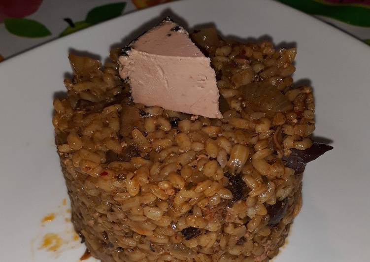 Risotto de setas al estilo Sarlat