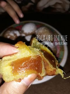 Foto resep Bola ubi isi kue keranjang melted