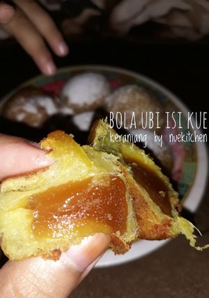 Foto resep Bola ubi isi kue keranjang melted