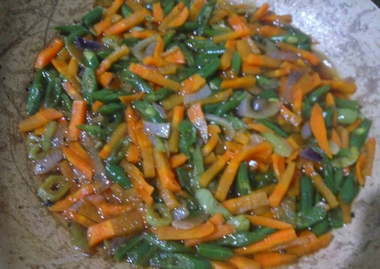 Resep mudah Tumis buncis wortel cas cis cus Gurih Mantul