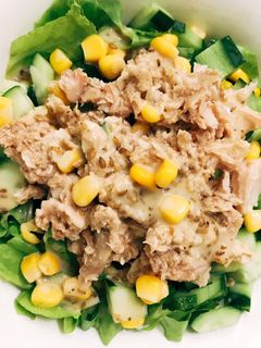 Hình của món Salad cá ngừ.