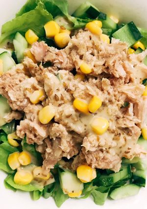Hình của món Salad cá ngừ.