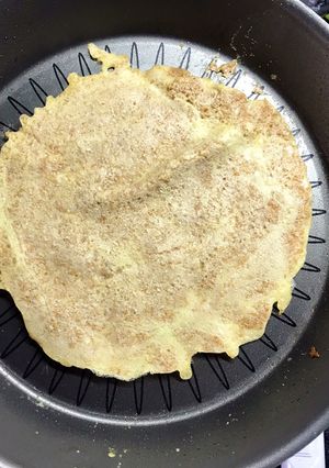 Una foto de Filloas/ Panqueques con leche de almendras y harina integral!