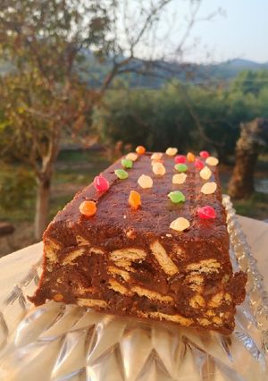 O poză a rețetei Kormos, salam de biscuiți grecesc.