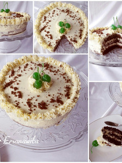 Foto resep Brown Velvet Cake with Cream Cheese Frosting