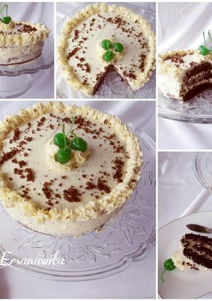 Foto resep Brown Velvet Cake with Cream Cheese Frosting