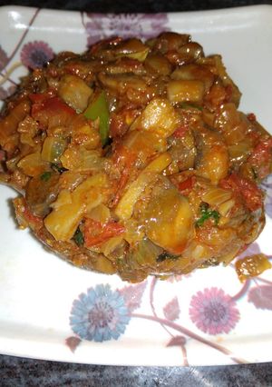 A picture of Kadhai Mushroom.