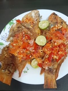 Foto resep Pecak ikan nila ala Betawi