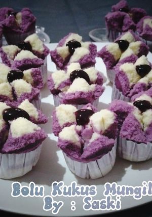 Foto resep Bolu Kukus Mungil Blueberry