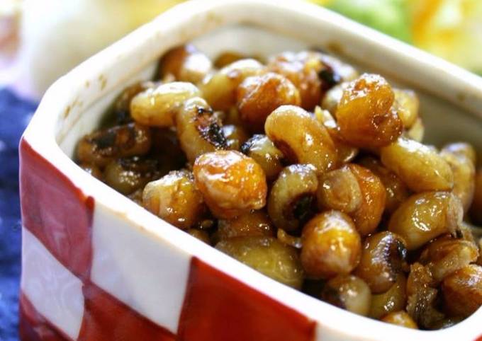 Recipe of Perfect Chickpeas &amp; Black Eyed Peas in Honey Balsamic Sauce