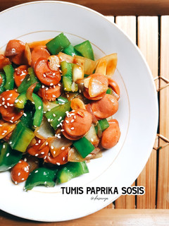 Foto resep Tumis paprika sosis
