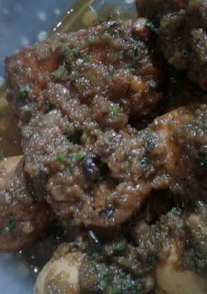 Foto resep Bistik telur, hati, & tempe banjar