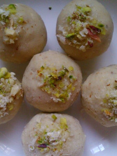 A picture of Rice Flour Pinni.