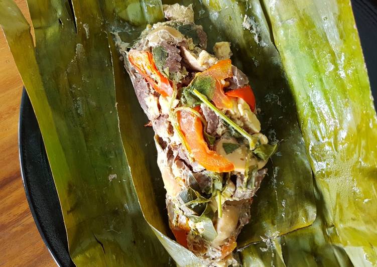 Resep Pepes Daging Sapi Tempe Jamur Pake Kemangi yang Menggugah Selera