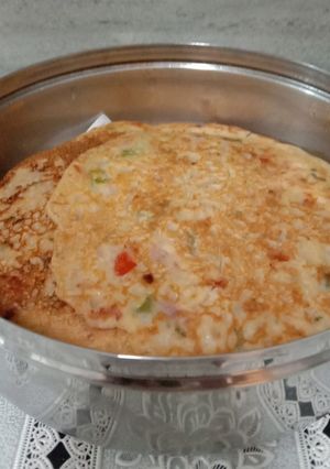 A picture of Mix flour chilla.