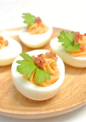 A picture of Deviled Eggs.